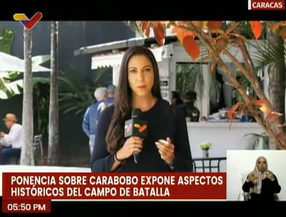 Caracas | Inicia la ponencia sobre los aspectos históricos de la Batalla de Carabobo