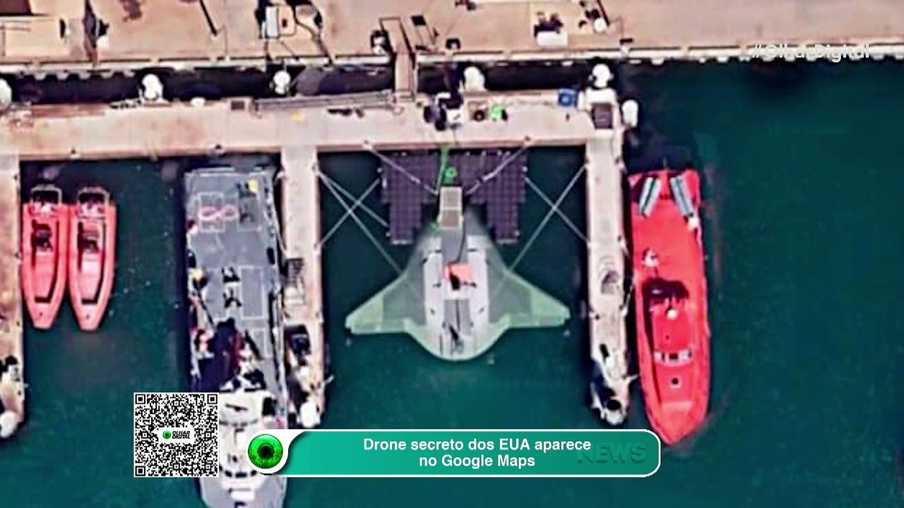 Drone secreto dos EUA aparece no Google Maps