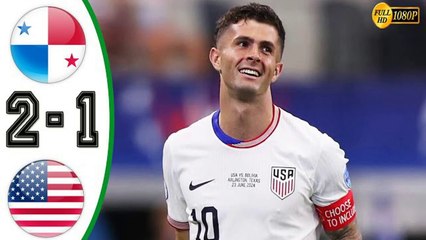 Panama vs USA 2-1 Highlights and All Goals | Copa America 2024 HD