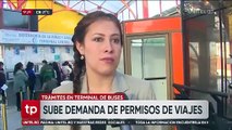 ¿Desea viajar con sus hijos en vacación? Terminal de La Paz amplia horario de atención para recabar permisos