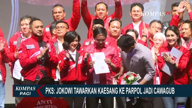 PKS Sebut Jokowi Tawarkan Kaesang ke Parpol Jadi Cawagub di Pilgub Jakarta 2024