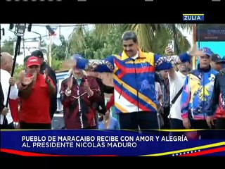 Pueblo de Maracaibo se desborda de amor y acompaña al presidente Nicolás Maduro