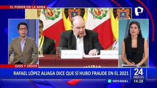 Rafael López Aliaga insiste en denunciar supuesto fraude electoral en Elecciones 2021