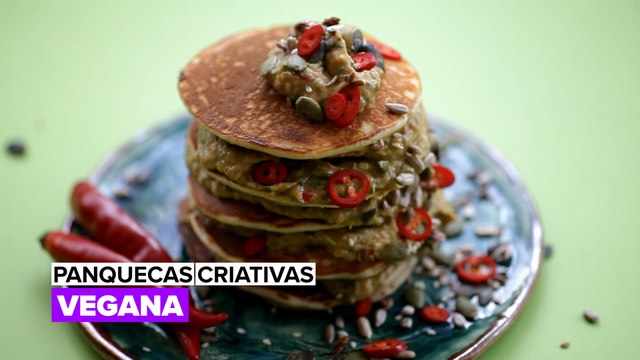 Panquecas Criativas: Vegana
