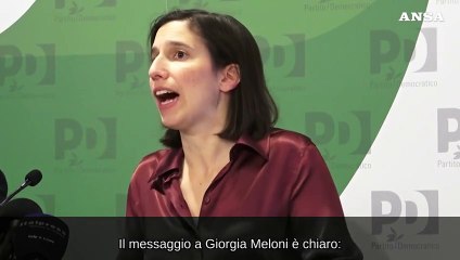 Amministrative, Schlein: "Alla Meloni dico che stiamo arrivando"