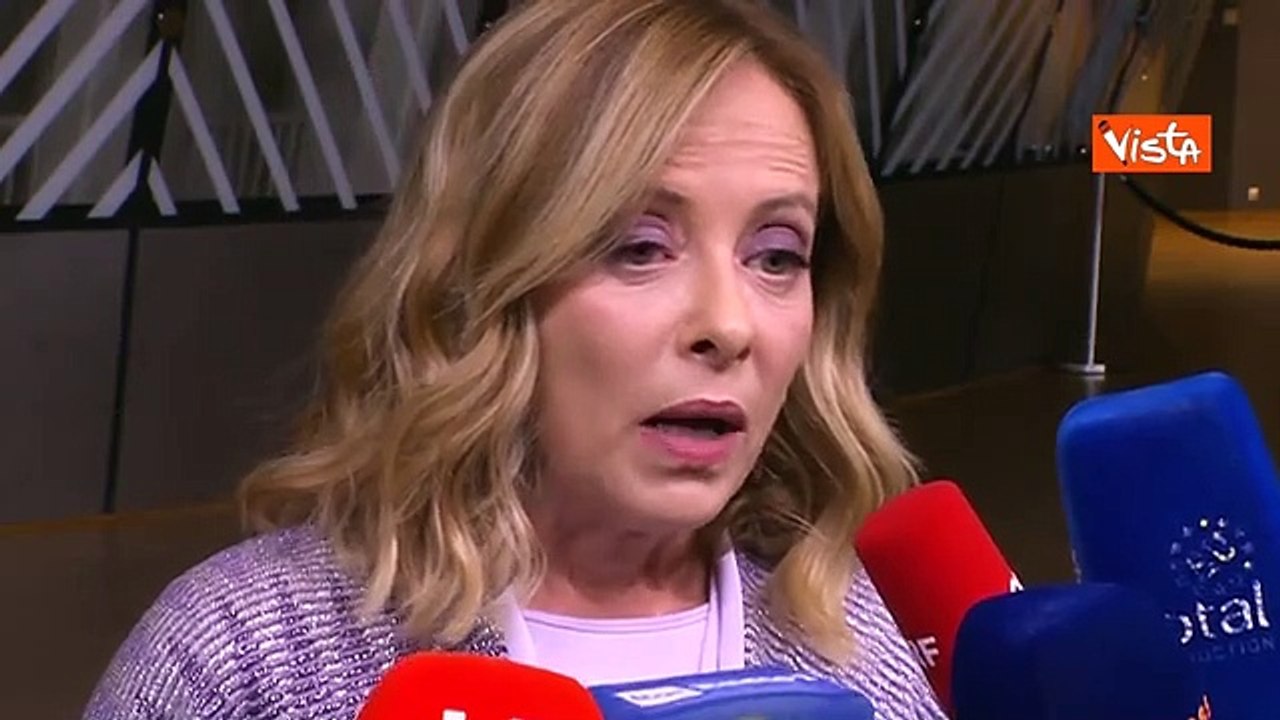 Meloni al Consiglio Ue: «All'Italia verrà riconosciuto il ruolo che le spetta»
