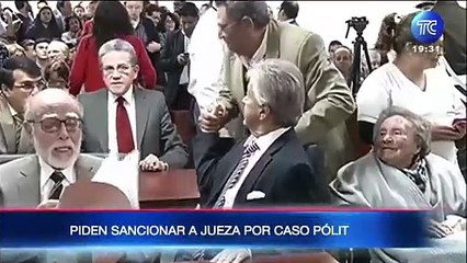 Comisión Anticorrupción pide sanción contra jueza que falló a favor de Pólit en 2017