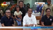 PRESIDEN JOKOWI SAPA DAN AJAK SELFIE WARGA DI SELA-SELA MINUM ES TEH DI PALANGKARAYA MALL