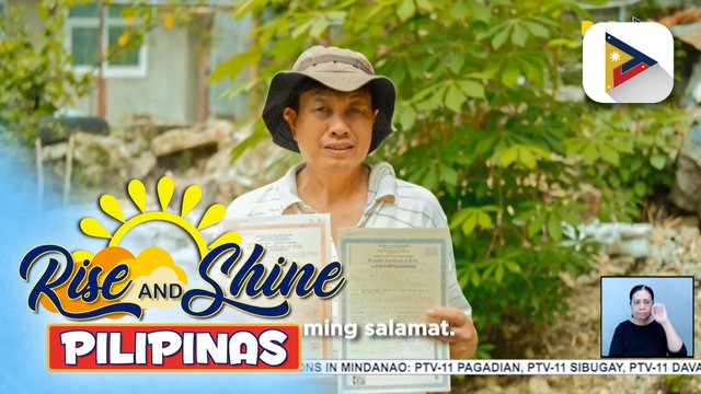 Benepisyaryo sa Benguet na dati'y nangungupahan sa pagsasaka, may sarili ng lupa sa tulong ng pamahalaan