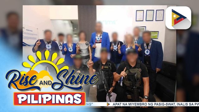 Apat na miyembro ng Pasig-SWAT, sinibak sa pwesto