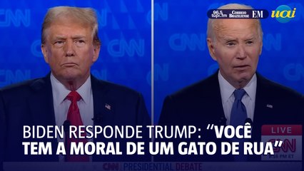 Biden diz que Trump não tem moral para falar de seu filho
