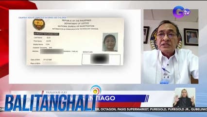 Panayam kay DIR. Jaime Santiago ng NBI | Balitanghali