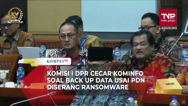 Panas! Komisi I DPR Cecar Kominfo soal Back Up Data Usai PDN Kena Serangan Ransomware