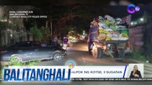 Truck ng basura, sinalpok ng kotse; 3 sugatan | Balitanghali