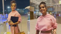 Controversy Queen Poonam Pandey ,Mumbai Airport पर हुईं Spot, जाते हुए Paps से ये क्या बोलीं?