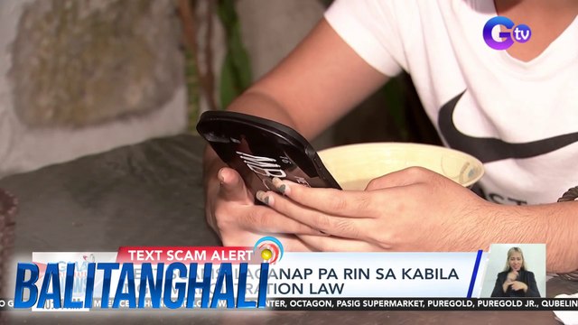 Text scams, laganap pa rin sa kabila ng SIM Registration Law | Balitanghali