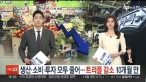 생산·소비·투자 모두 줄어…'트리플 감소' 10개월 만