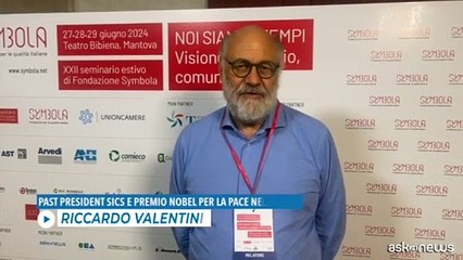 Sostenibilit?, premio Nobel Valentini: mettere l'acqua al centro