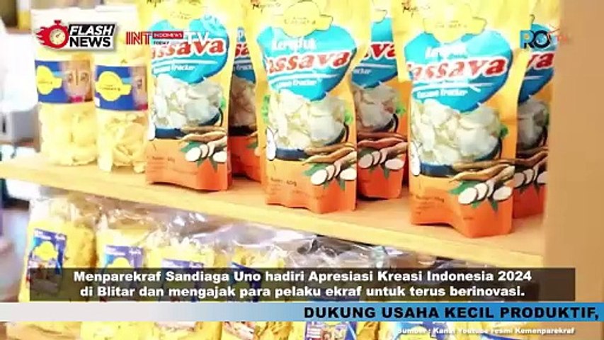 Hadiri Pameran Aki Blitar 2024, Menparekraf Ajak Pelaku Ekraf Tingkatkan Inovasi