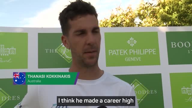 Kokkinakis believes Alex De Minaur is 'definitely a chance' to win Wimbledon