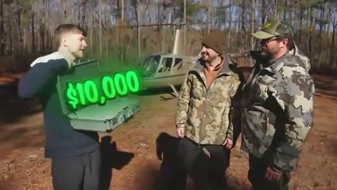 $10,000 Every Day You Survive In The Wilderness..