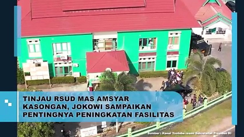 Presiden Jokowi Tinjau Kesiapan RSUD Tamiang Layang Terima Peralatan Medis Modern