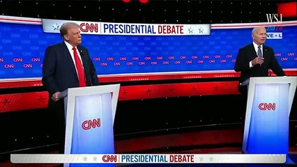 Biden and Trump in the First 2024 Presidential Debate