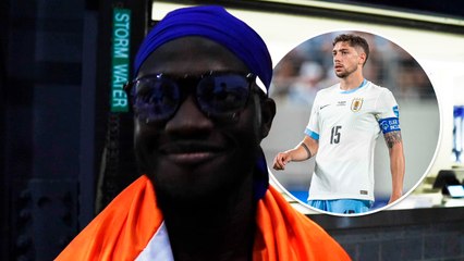 Aficionado de Real Madrid viaja desde Costa de Marfil para ver a Fede Valverde en la Copa América