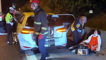 Anadolu Otoyolu'nda zincirleme trafik kazasında 5 kişi yaralandı