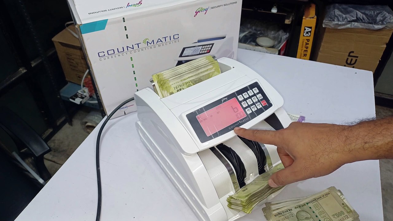 Godrej Count-Matic - Fake Note Detection & Currency Counting Machine 2024