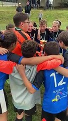 Le cri des U13, victoire tournoi de Pouilloux