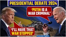 Trump Offers To Settle Russia-Ukraine War As Biden Calls Putin ‘War Criminal’ At Presidential Debate