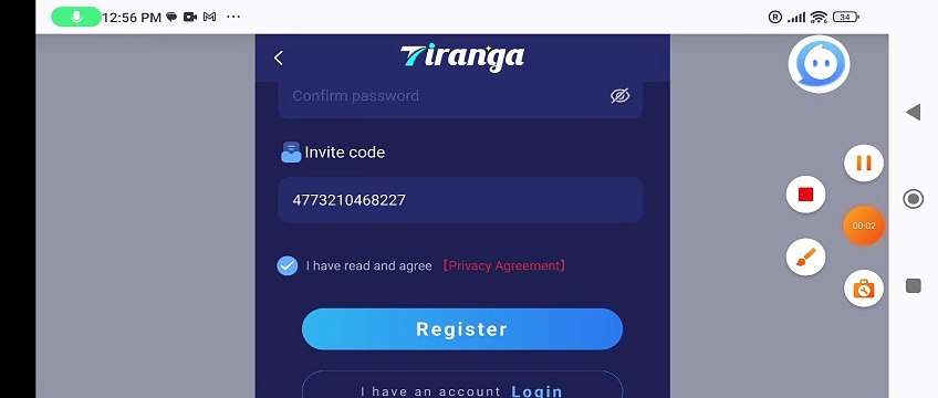 Tiranga Lottery Invite Code : 4773210468227 Use This Code Get ₹800 Bonus