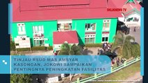 Tinjau RSUD MAS AMSYAR Kasongan, Jokowi Sampaikan Pentingnya Peningkatan Fasilitas