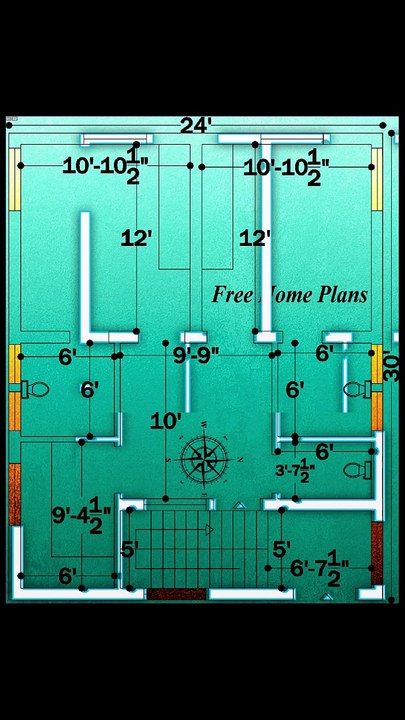 24x30 Home Plan 434