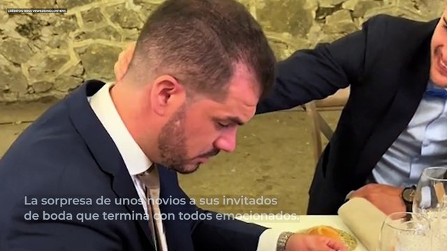 La sorpresa de unos novios a los invitados de su boda que deja a todo el mundo llorando