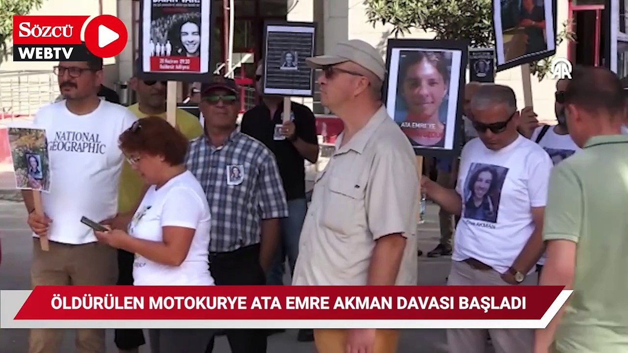 Motokurye üniversite öğrencisi Ata Emre Akman'ın öldürülmesiyle ilgili dava başladı