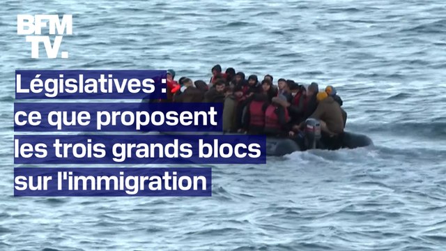 Législatives: ce que proposent les trois blocs majeurs sur l'immigration