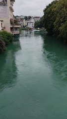Travaux sur la gave de Pau, à Lourdes