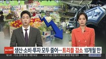 생산·소비·투자 모두 줄어…'트리플 감소' 10개월 만