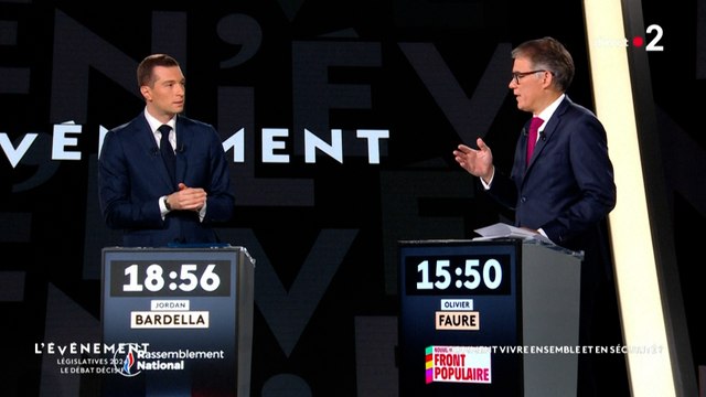 Vous faites le tri entre les Français , assène Olivier Faure à Jordan Bardella
