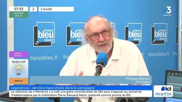 Philippe Breton, politologue, sur la participation aux élections législatives
