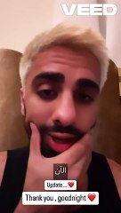 محمد بيراغداري يطمئن متابعيه بعد ارتخاء عضلات وجهه