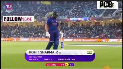First innings India Vs Pakistan 2021 T20 world cup Shaheen on fire