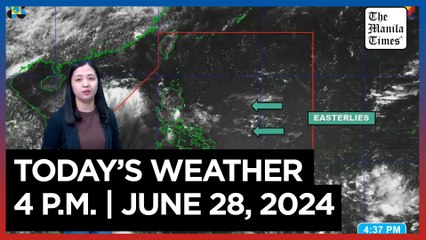 Today's Weather, 4 P.M. | June 28, 2024