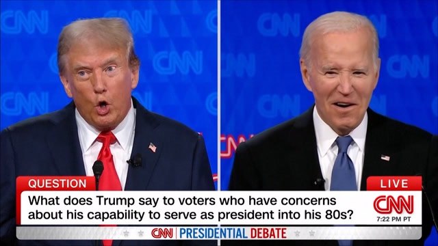 Trump accuses Biden of lying about his golf handicap during US election debate