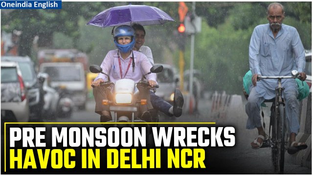 Heavy Rainfall In Delhi NCR, Several Areas Waterlogged With Delhi Airport Roof Collapsing