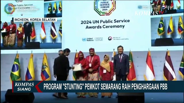 Program Stunting Pemkot Semarang Raih Penghargaan PBB