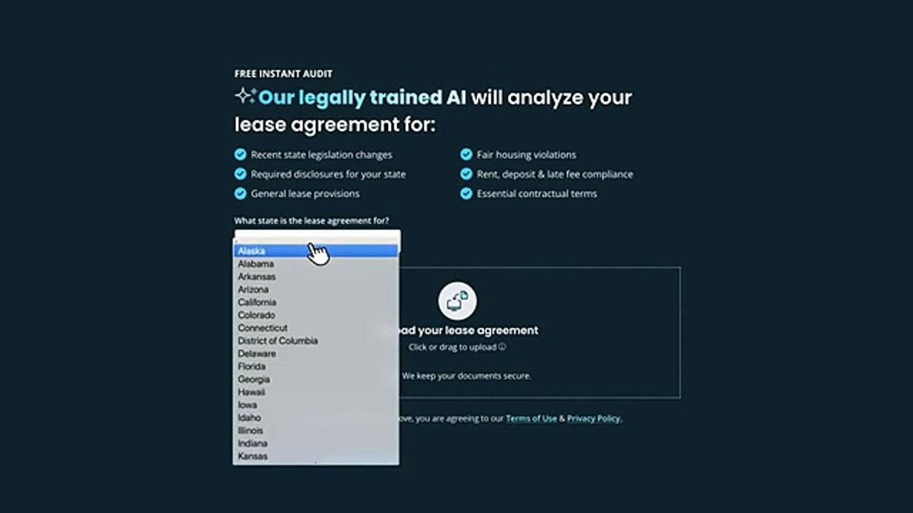 Lease Agreement Audit Tool powered by AI