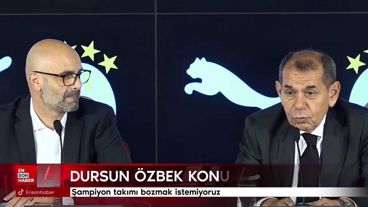Dursun Özbek: Şampiyon takımı bozmak istemiyoruz